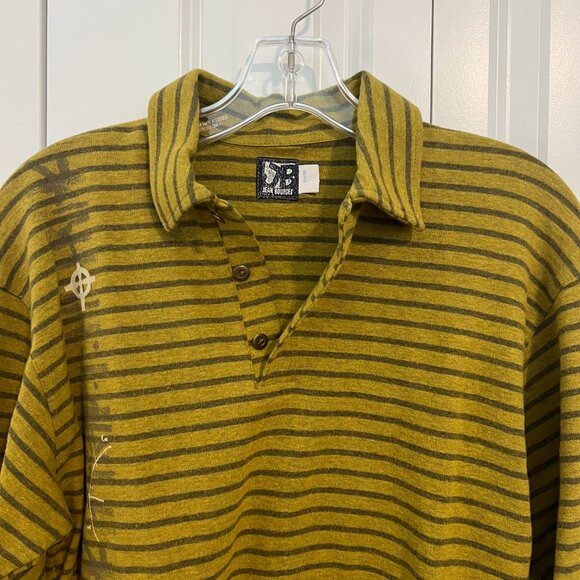 Vintage NWT Jean Bourget Green Long Sleeve Shirt Kids Size 12 Made in France - Picture 9 of 12